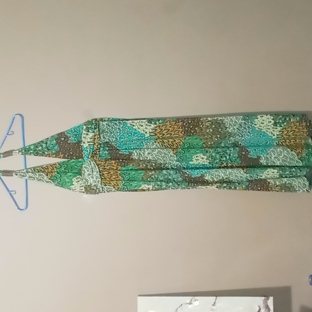 DNLA Sport M Pattern Tie Back Strapless